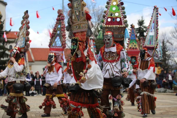 Elin Pelin Bulgaria March 2023 Masquerade Festival Elin Pelin Bulgaria — 图库照片
