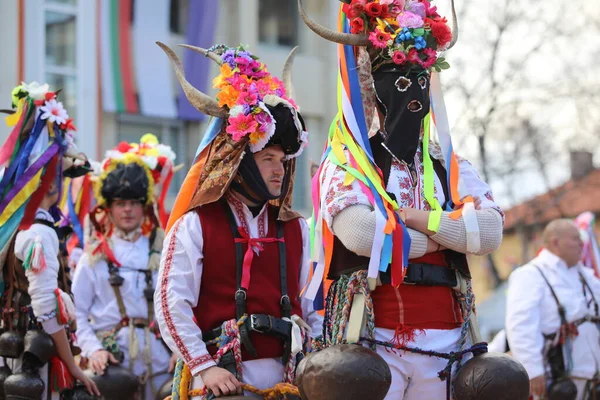 Elin Pelin Bulgaria March 2023 Masquerade Festival Elin Pelin Bulgaria — 图库照片