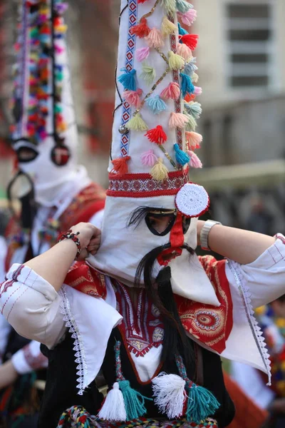 Elin Pelin Bulgarien Mars 2023 Masquerade Festival Elin Pelin Bulgarien — Stockfoto