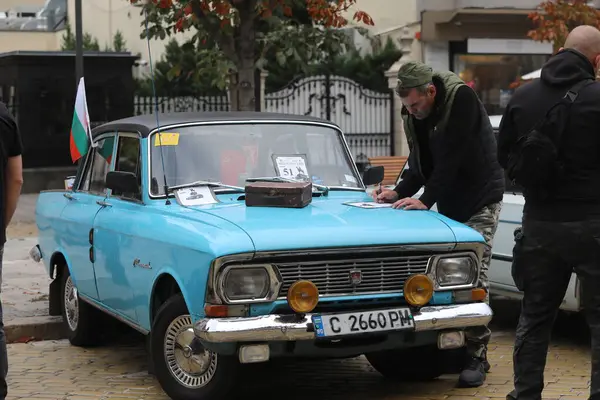 stock image Sofia, Bulgaria - September 15, 2024: Autumn retro car salon in the center of the capital of Bulgaria, Sofia