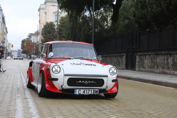 stock image Sofia, Bulgaria - September 15, 2024: Autumn retro car salon in the center of the capital of Bulgaria, Sofia