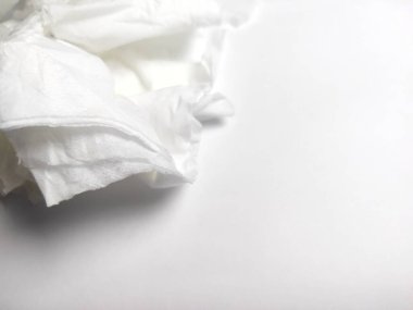 Buruşmuş Beyaz Arkaplan Kağıdı