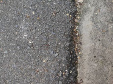 Asfalt ve betonun kabataslak yüzey dokusu