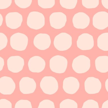 Kesik daireleri olan kusursuz bir model. El çizimi polka nokta dokusu. Geçmiş biçiminde noktalı arkaplan.