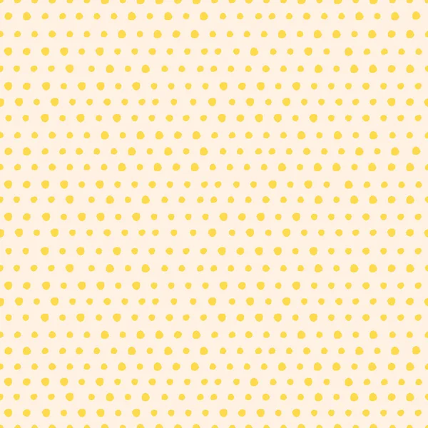 Simple Elegant Polka Dots Pattern Seamless Vector Pattern Small Hand — Stock Vector
