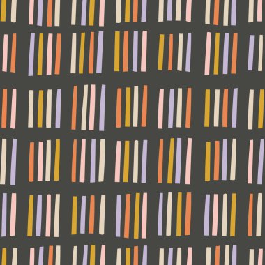 Geçmişe dönük olarak soyut sıralanmış desen. El çizgileri olan kusursuz bir doku. Renkli geometrik yinelenen arkaplan