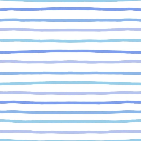 クラシックなシームレスなパターン かわいい シンプルな水平線のテクスチャ 手描きの薄いカラフルなラインの背景 — ストックベクタ