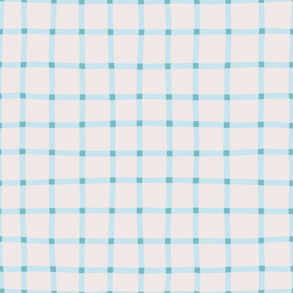 Kreatives Muster Karierter Linien Vektor Nahtlose Textur Mit Handgezeichneten Linien — Stockvektor