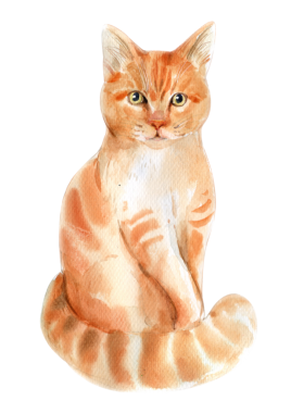 Kedi tapılası sanat öğesi