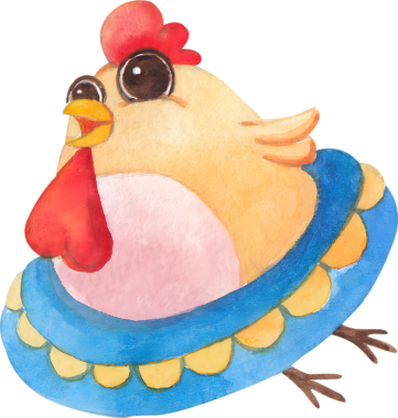 Hayvan mutlu konsept el çizimi suluboya