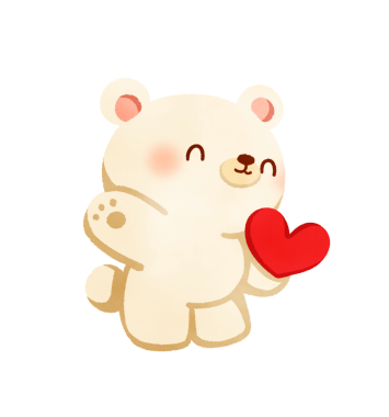 Sevgililer Günü 'nde mutlu kutup ayıları