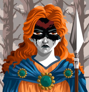 Boudica güçlü kadın cesur savaşçı.