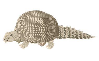 Glyptodon soyu tükenmiş dev armadillo yaratığı