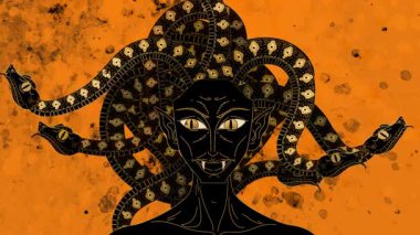 Yunan mitolojisi ölümcül gözlerle karışık