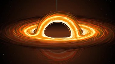 boşluktaki dev kara delik