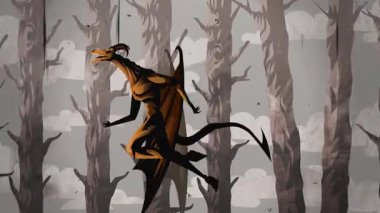 Ormanda uçan garip Jersey şeytanı