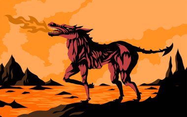 Cehennemdeki zebani köpek.