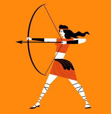 Yunan mitolojisi Artemis avcı tanrıça 