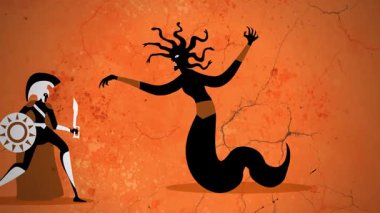 Yunan mitolojisi bir savaşçıyı taşa çeviriyor