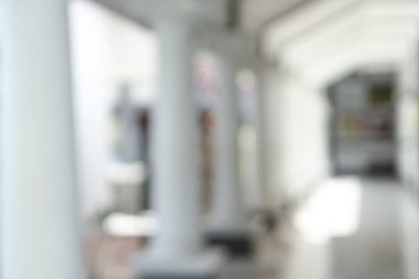 Arkaplan için soyut bulanık beyaz sütunlar