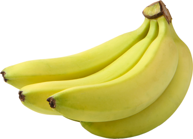 Beyaz arkaplanda izole edilmiş muz demeti