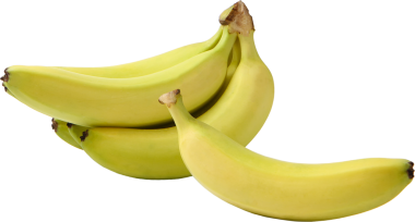 Beyaz arkaplanda izole edilmiş muz demeti