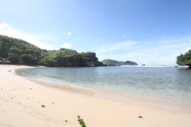Ndrini plajı, Gunung Kidul, Yogyakarta, Endonezya