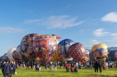 Wonosobo, 2 Nisan 2025. Sıcak Hava Balon Kültür Festivali
