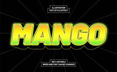Mango 3B Kalın Metin Efekti