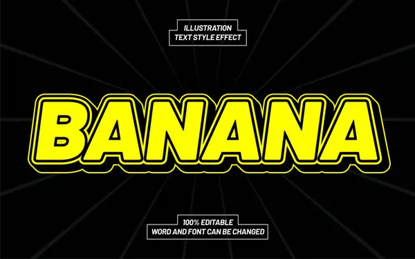 Эффект Банана Bold Style Векторная Графика