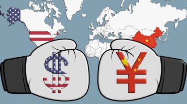 Çin, Amerikan dolarına karşı, Çin Amerikan doları ticaretini durdurdu.