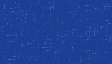 Mavi Oyun arızası, vektör şablonu bozulmuş çizgiler, noktalar ve dijital pikselli gürültü video oyunlarında veya dijital ortamda görsel bozulma veya hata efekti