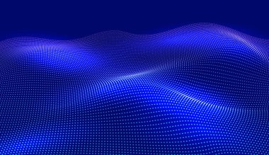 Siber Büyük Veri Akımı Parçacıkları Bokeh. Dijital Sinirsel Ağ. Dijital İletişim. Bilim Teknolojisi Sunum Vektörü. Yapay Zeka Teknolojisi Uzman Öğrenme Makinesi kavramı