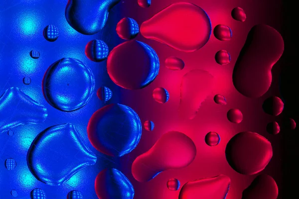 Bubbles wallpaper Blue and pink colors.neon phone wallpaper. Drops background texture with iridescent gradients.