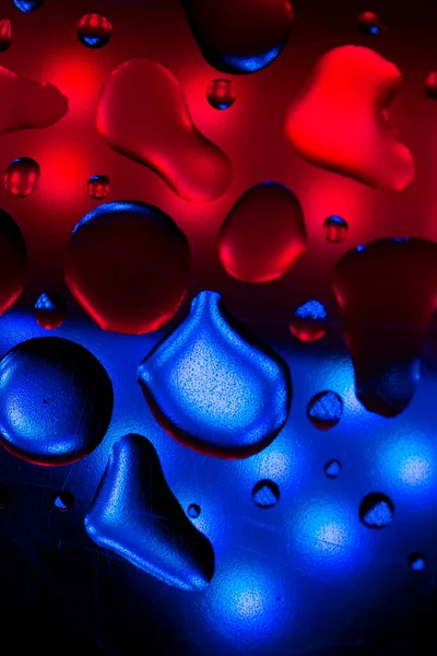 Neon Phone Wallpaper Drops Wallpaper Azul Rosa Colors Bubbles Neon — Fotografia de Stock
