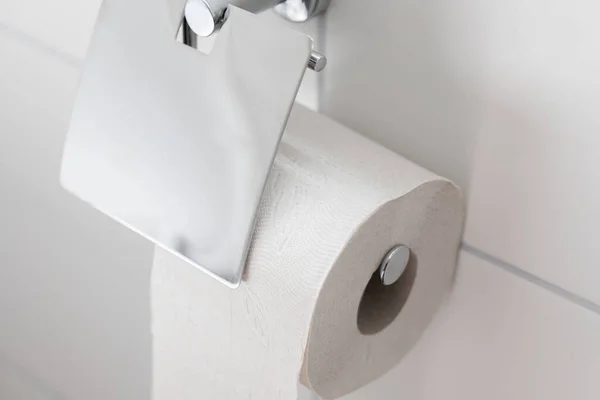 Higiene Pessoal Papel Higiênico Roll Bathroom Toiletries Higiene Limpeza — Fotografia de Stock