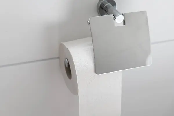 Papel Higiênico Roll Toilettenhigene Papel Higiênico Banheiro Toiletries Higiene Limpeza — Fotografia de Stock