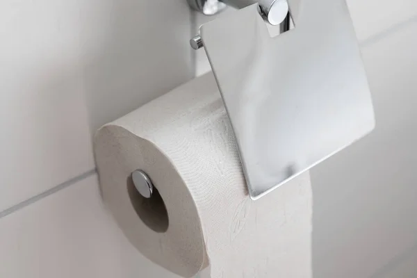 Papel Higiênico Roll Bathroom Toiletries Higiene Limpeza Higiene Toilettenhygiene — Fotografia de Stock