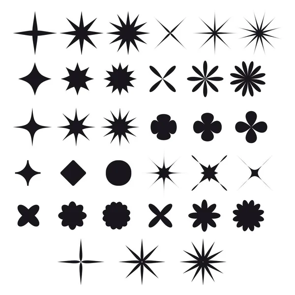 Swiss Bauhaus Y2K Éléments Brutalistes Formes Géométriques Abstraites Fleurs Contemporaines — Image vectorielle