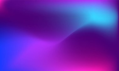Vektör Minimalist Sıvı Bulanık Gradyan Arkaplanı. Poster, Broşür, Banner, İniş Sayfası ve Gece Kulübü için trend neon fon