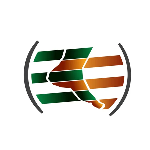 soyut ayak çözüm logosu tasarım şablonu çizim ilhamı