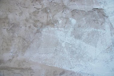 Gri çimento ve beton zemin, boya duvarı