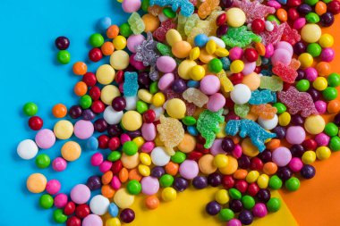 Masada şeker, renkli şeker arkaplanı