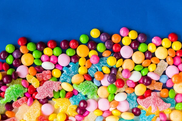 candy on the table, colorful sweet candy background