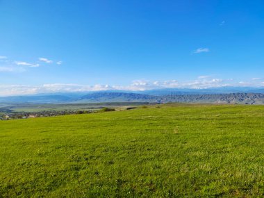 dağ manzarası ve manzarası, yüksek açı, Gürcistan doğası