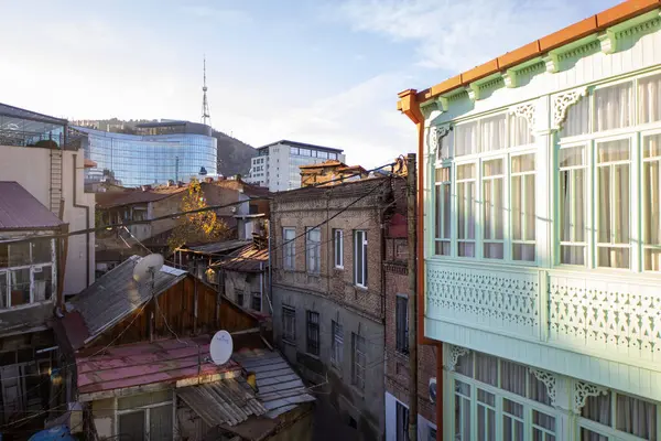 Tiflis, Gürcistan 'da tarihi bir ev.