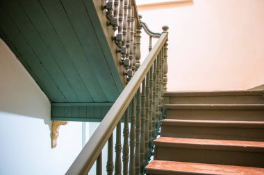 Eski kasaba merdiven manzaralı.