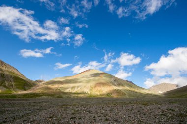 Javakheti, Gürcistan 'daki Abuli dağı zirvesi, manzarası ve manzarası