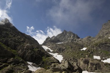 Samegrelo, Georgia 'daki dağ manzarası