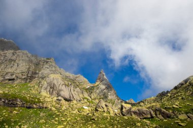 Samegrelo, Georgia 'daki dağ manzarası